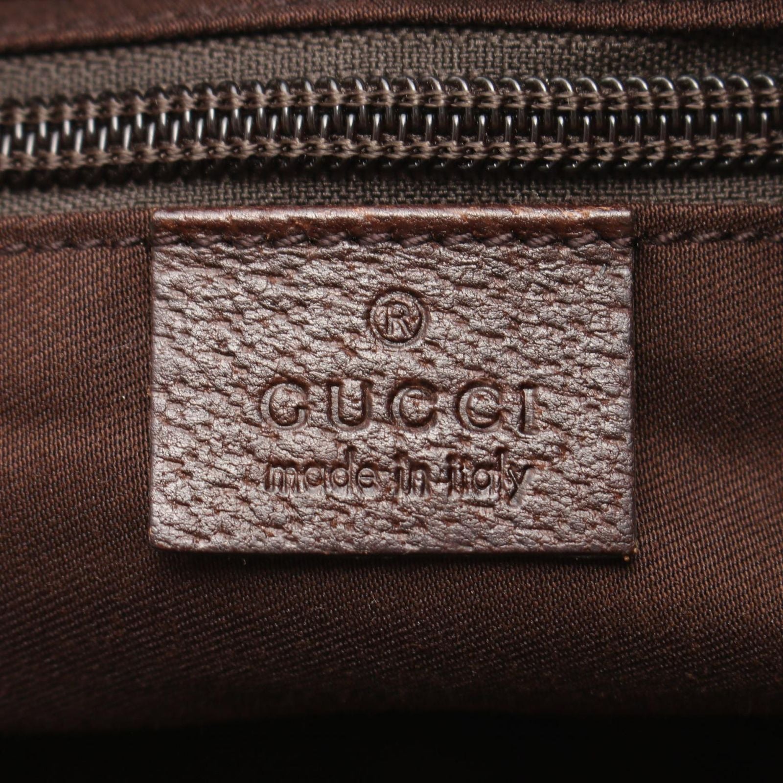 Gucci Tote GG Canvas Sherry Line Beige Dark Brown — view 4