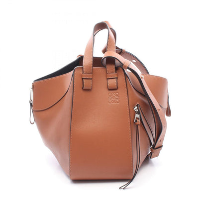 Loewe Handbag Hammock Small 2-Way Brown Leather