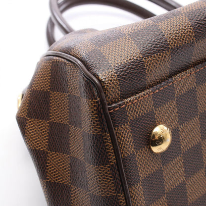Louis Vuitton Handbag Trevi PM Damier Ebene 2-Way Canvas Leather — view 6