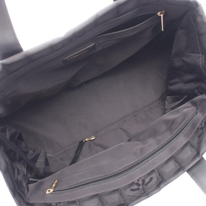 Chanel Tote New Travel Line Black Leather — view 3