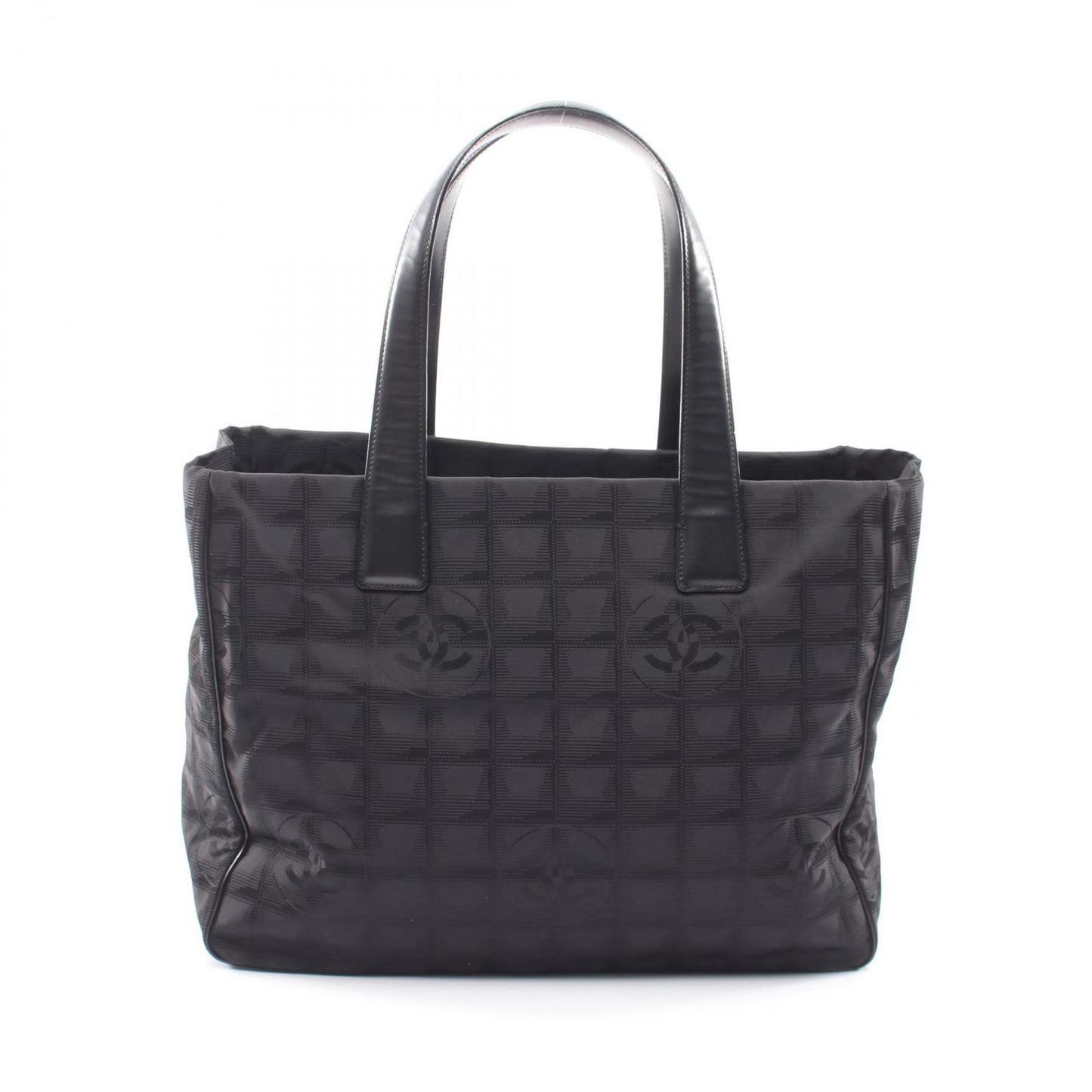 Chanel Tote New Travel Line Black Leather