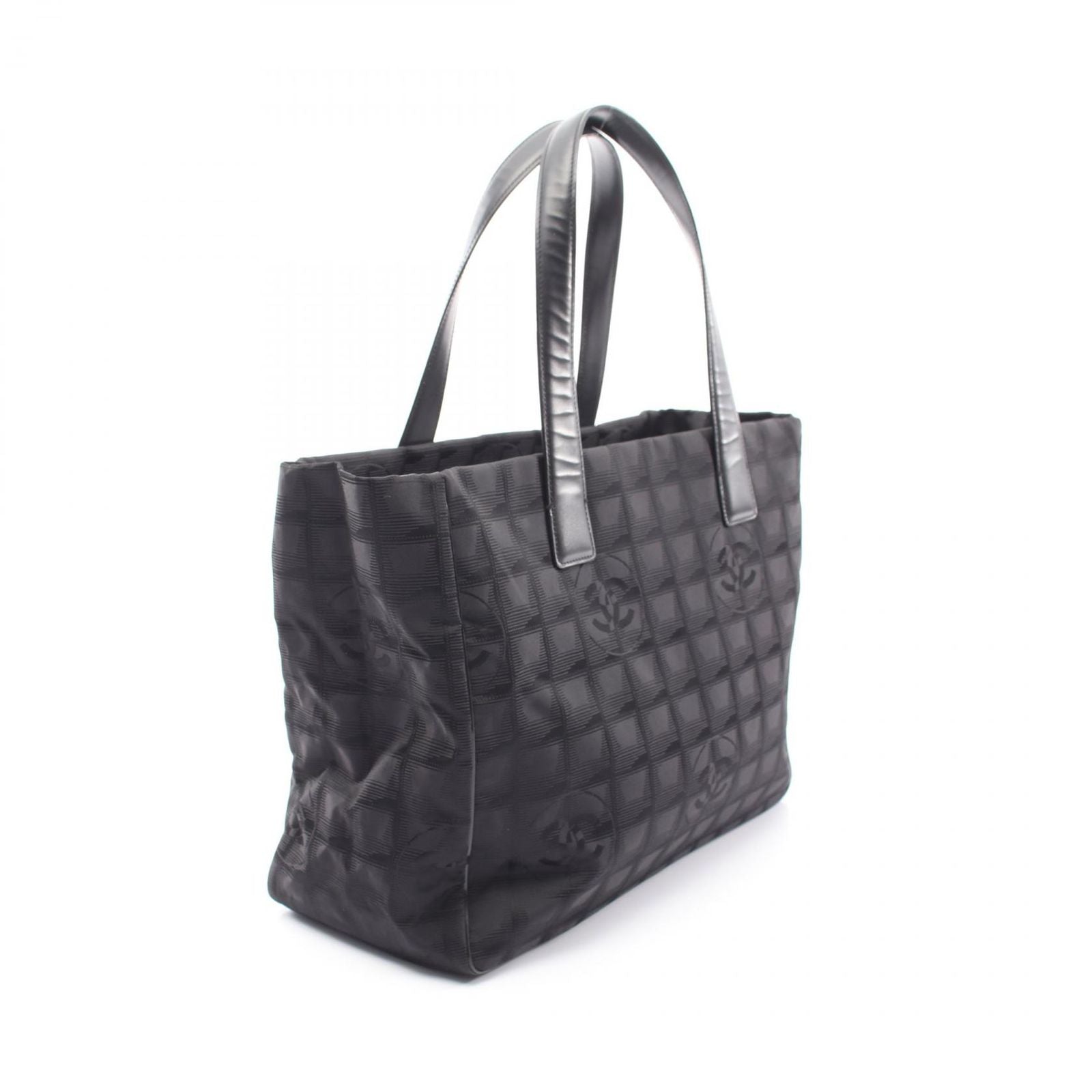 Chanel Tote New Travel Line Black Leather — view 2