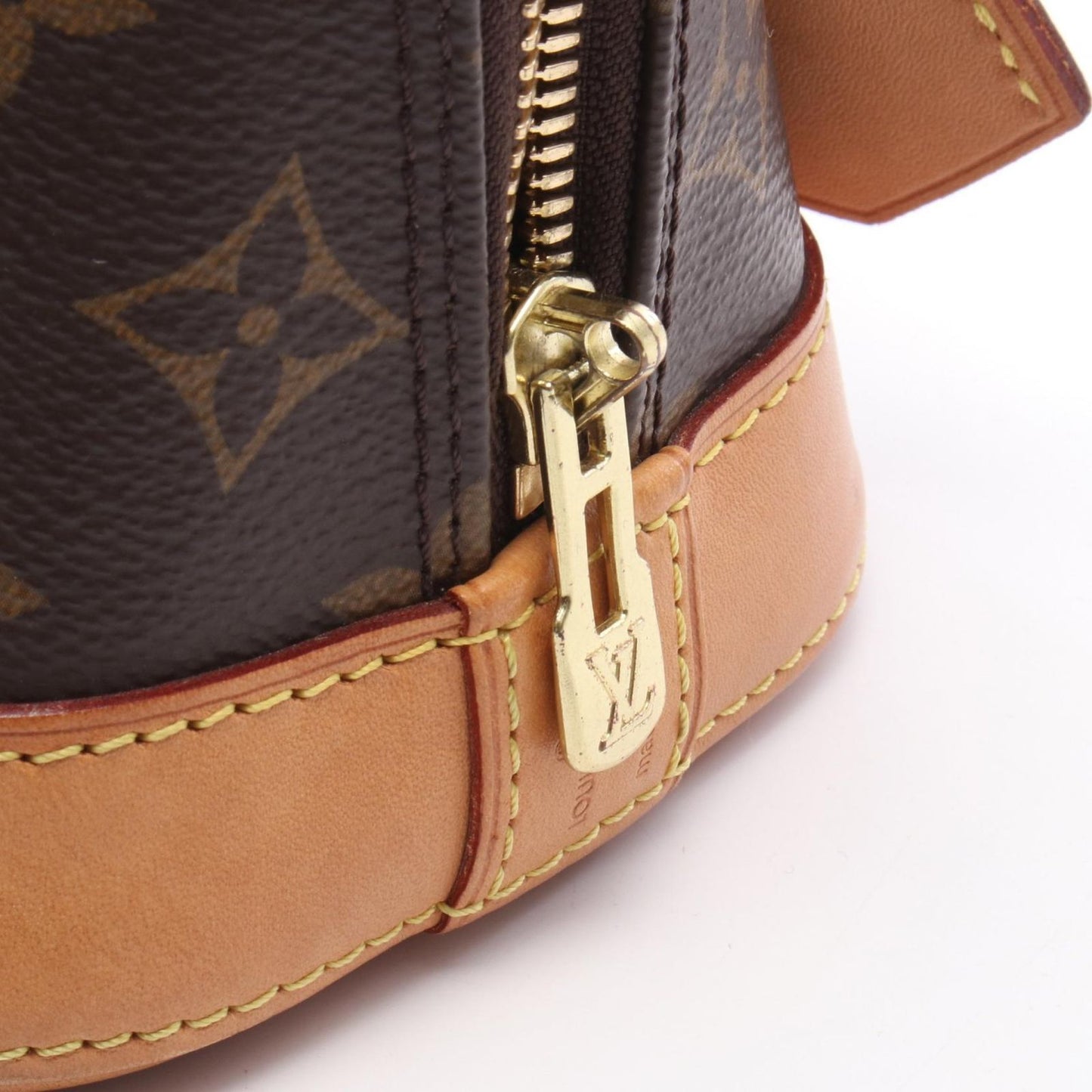Louis Vuitton Handbag Alma BB 2-Way Canvas Leather — view 8