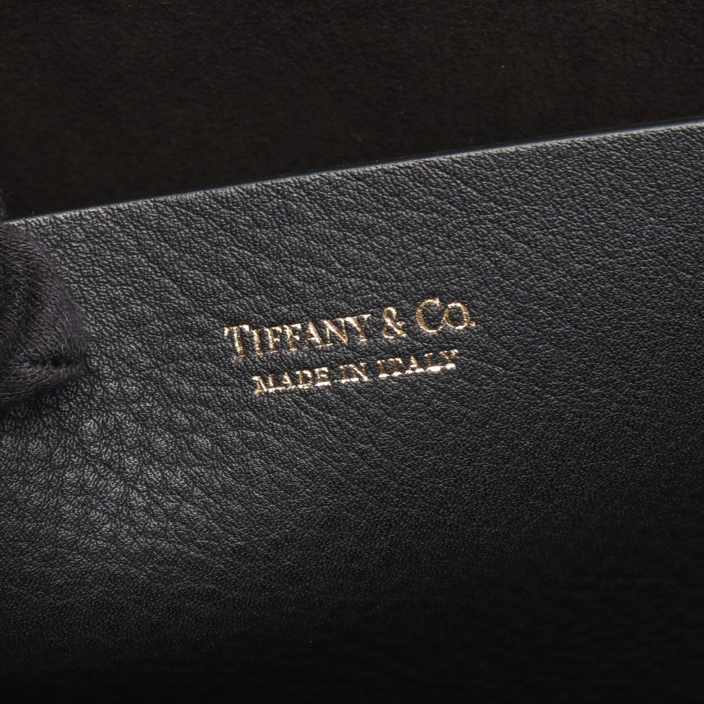 Tiffany & Co Tote Shopping Black Leather — view 4