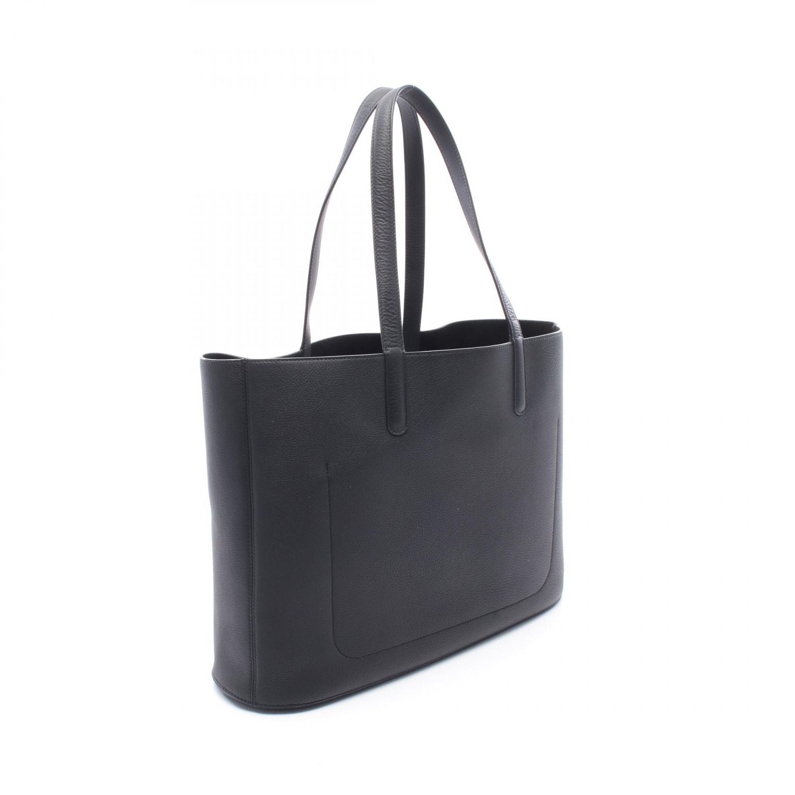 Tiffany & Co Tote Shopping Black Leather — view 2