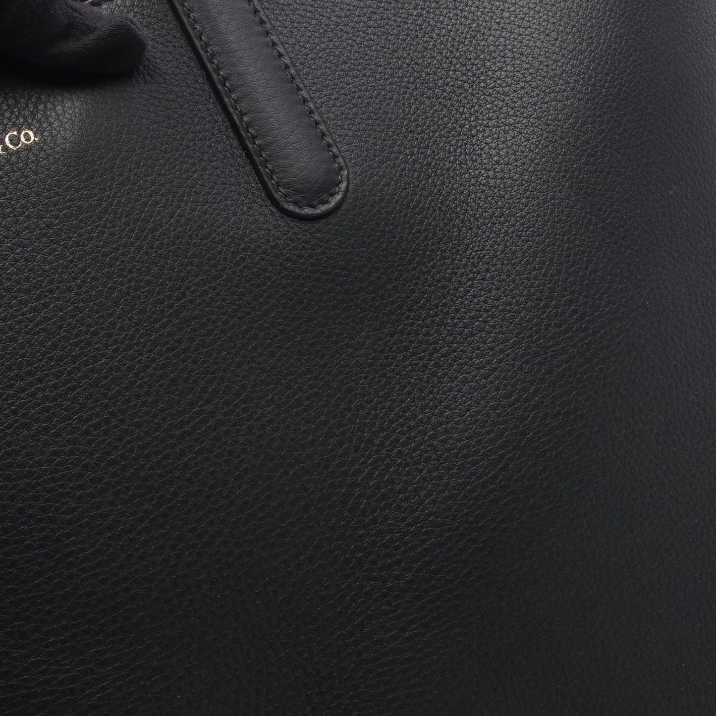 Tiffany & Co Tote Shopping Black Leather — view 6