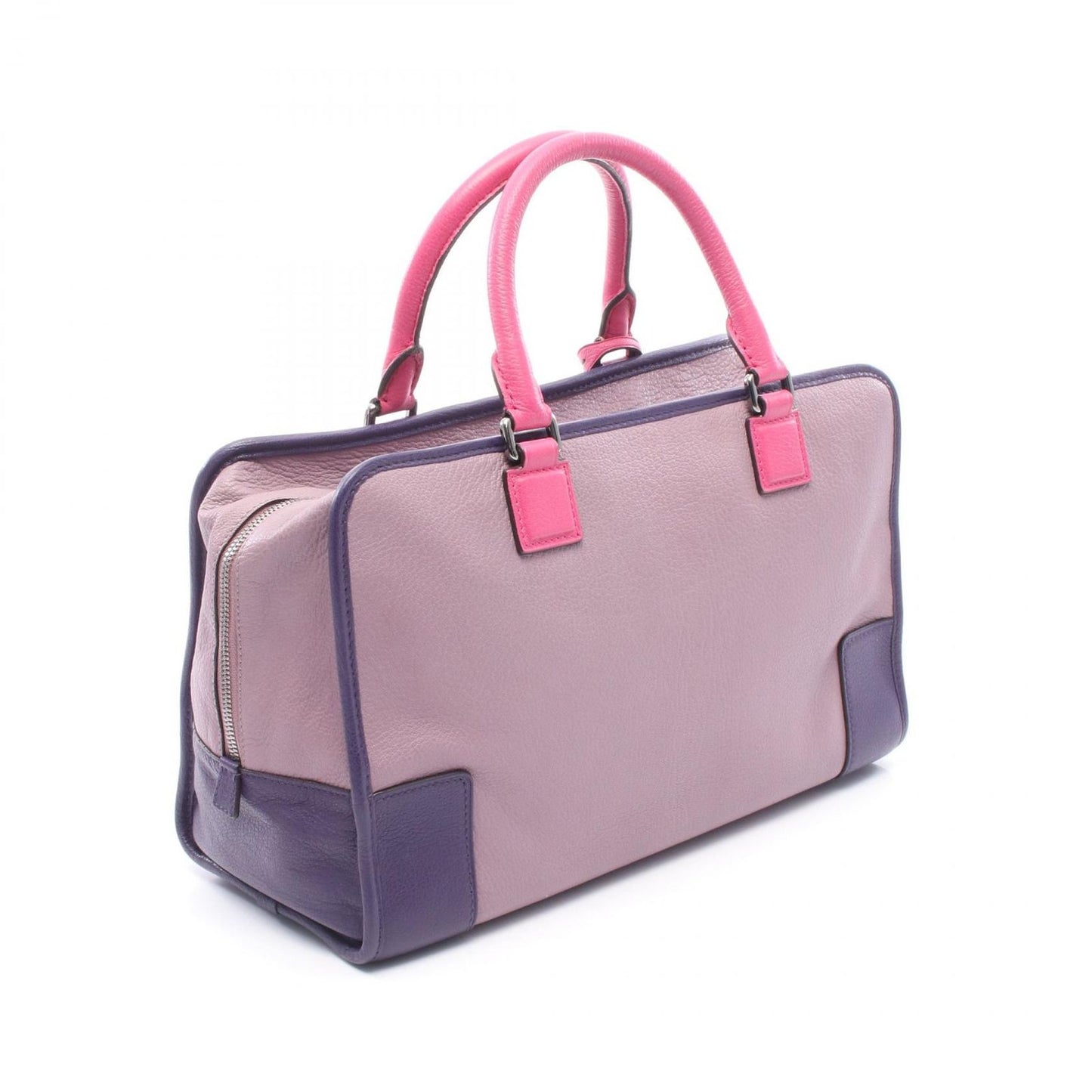 Loewe Handbag Amazona 35 Lavender Purple Pink Leather — view 2