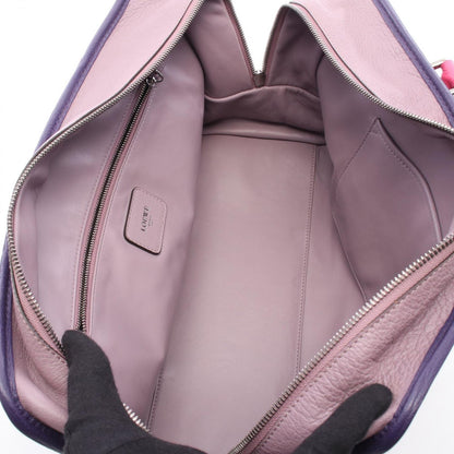 Loewe Handbag Amazona 35 Lavender Purple Pink Leather — view 3