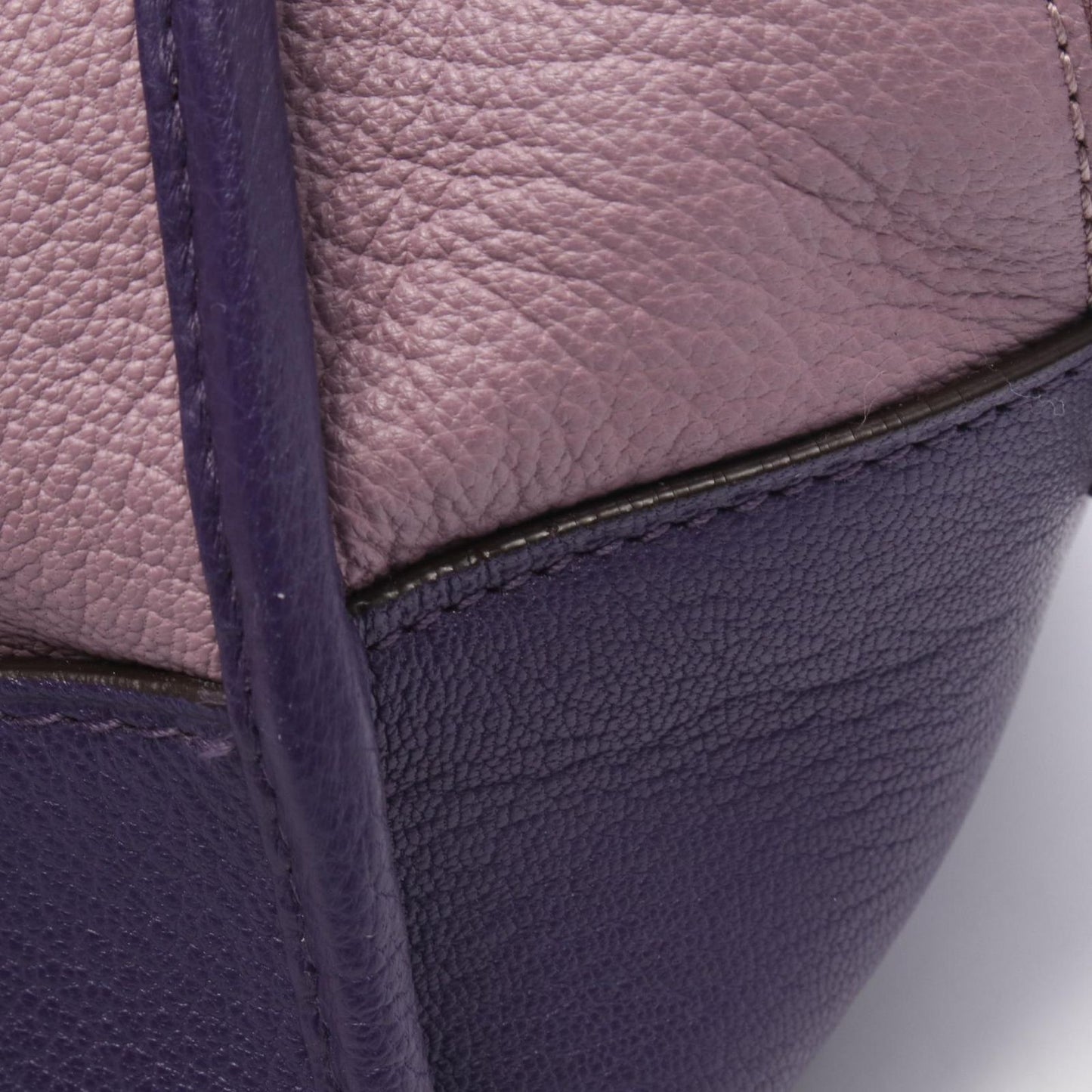 Loewe Handbag Amazona 35 Lavender Purple Pink Leather — view 8