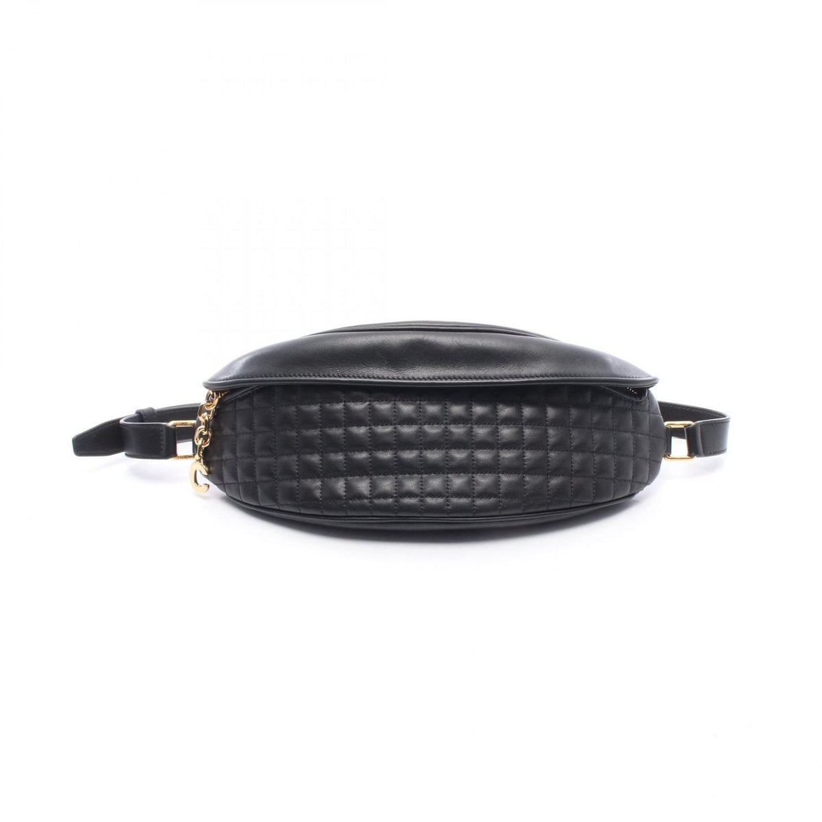 Celine Waist Bag C Charm Black Lambskin