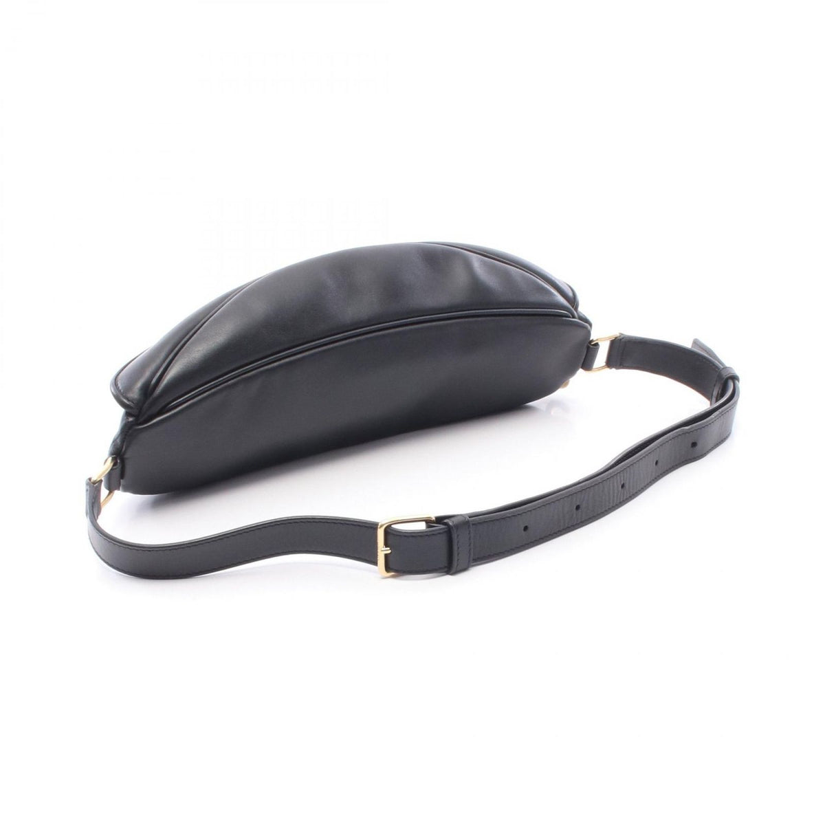 Celine Waist Bag C Charm Black Lambskin — view 2