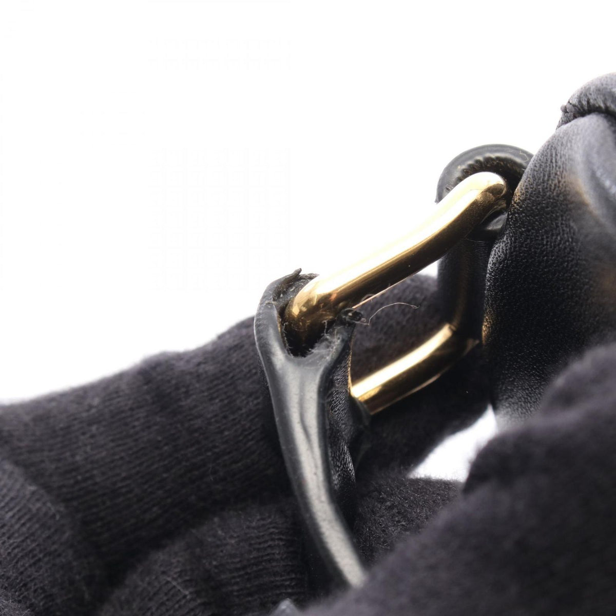 Celine Waist Bag C Charm Black Lambskin — view 6