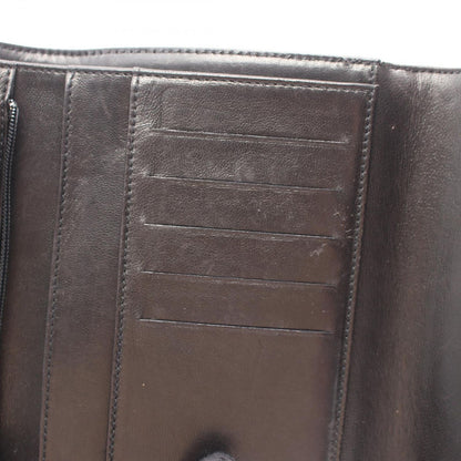 Chanel Trifold Wallet CC Logo Black Caviar Leather — view 7