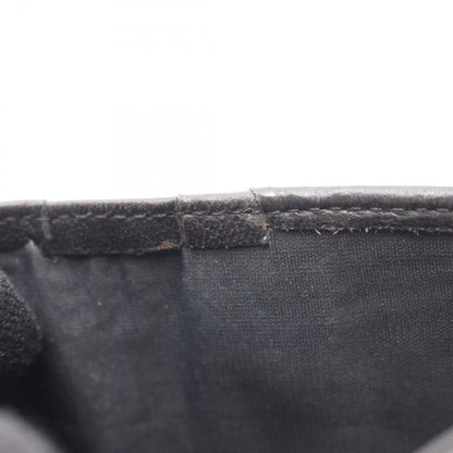 Chanel Trifold Wallet CC Logo Black Caviar Leather — view 9