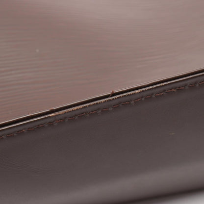 Louis Vuitton Tote Sac Plat Mocha Leather Sac — view 7