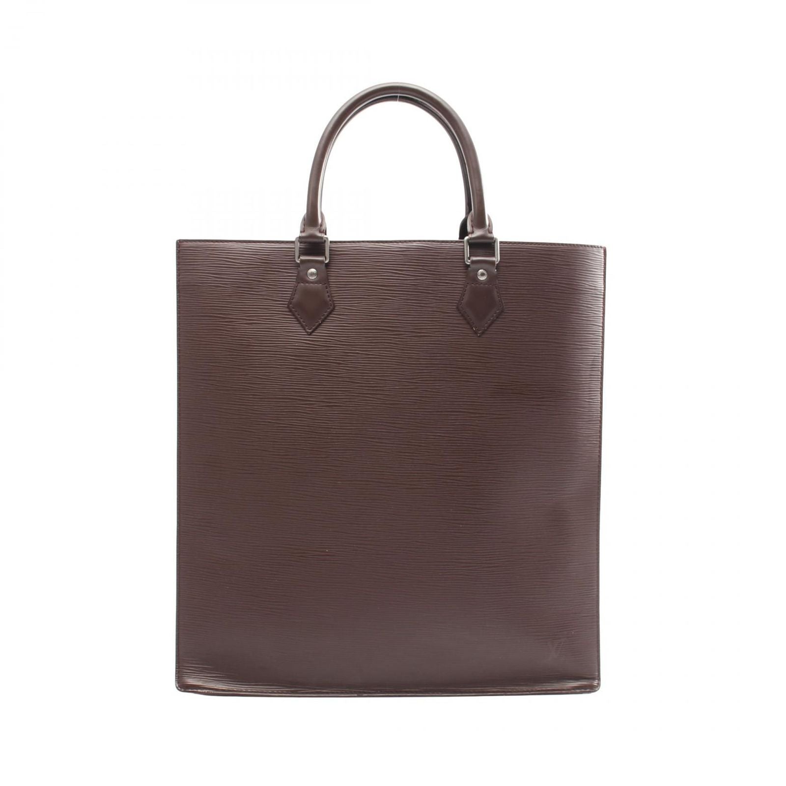 Louis Vuitton Tote Sac Plat Mocha Leather Sac