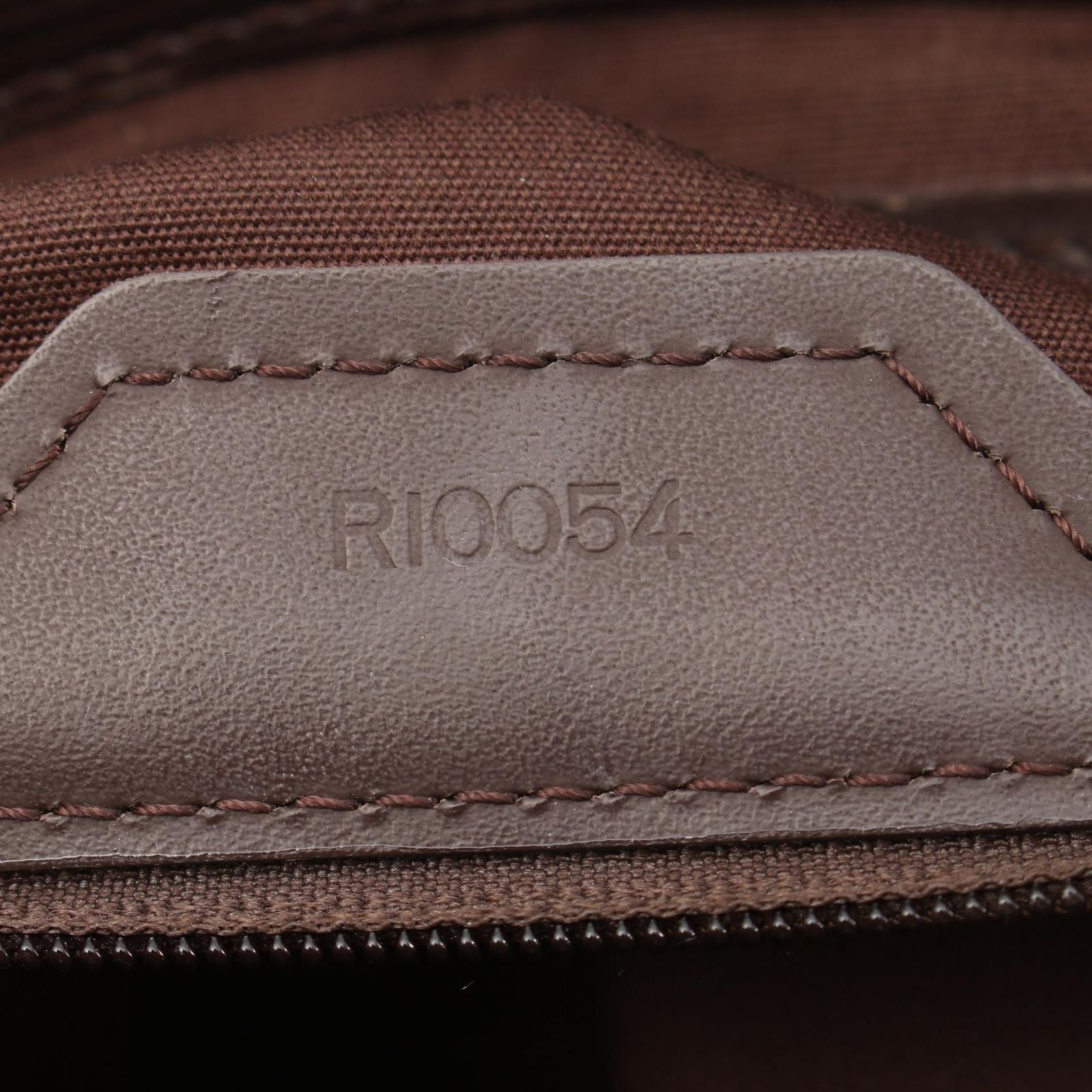 Louis Vuitton Tote Sac Plat Mocha Leather Sac — view 5