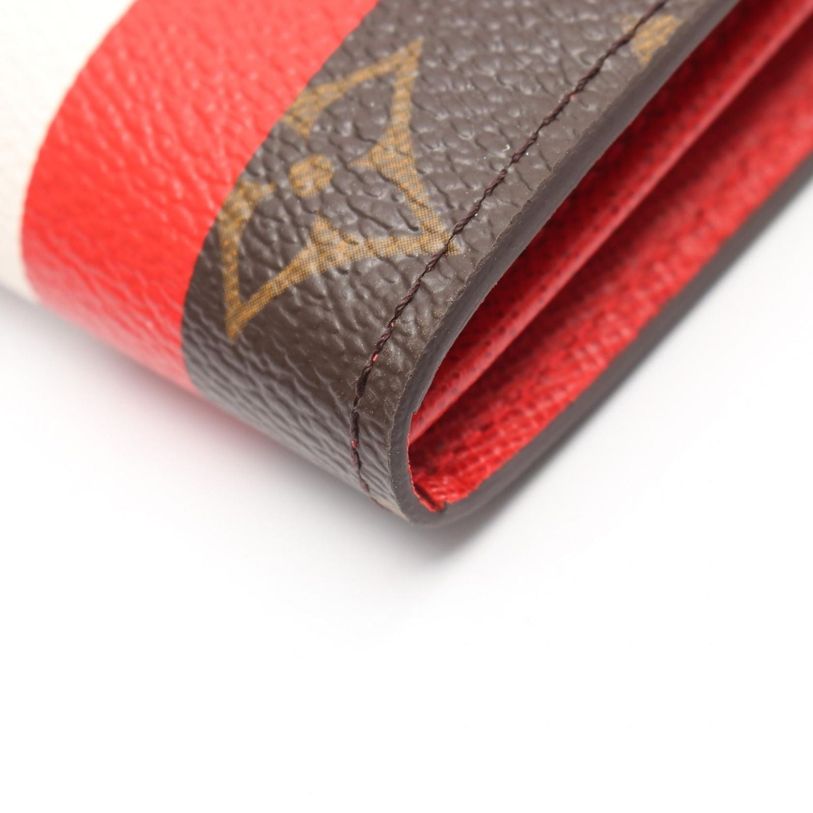 Louis Vuitton Bifold Wallet Portefeuille Sarah Leather Belbow — view 7