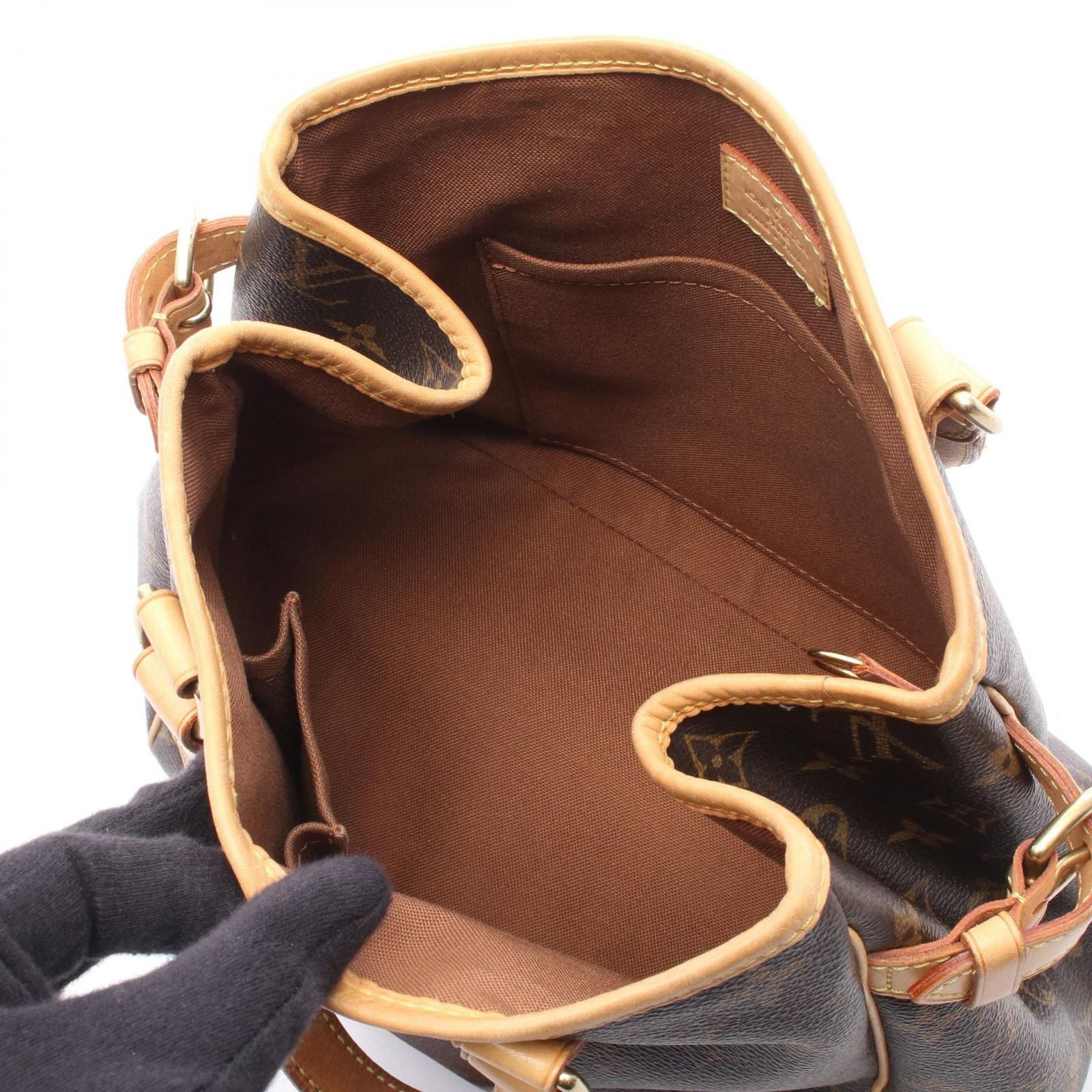 Louis Vuitton Handbag Batignolles Canvas Leather — view 3
