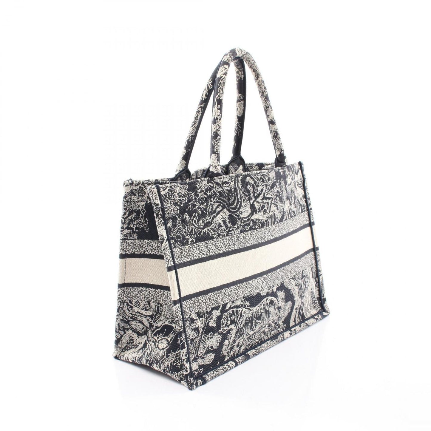Dior Tote Book Navy Canvas — view 2