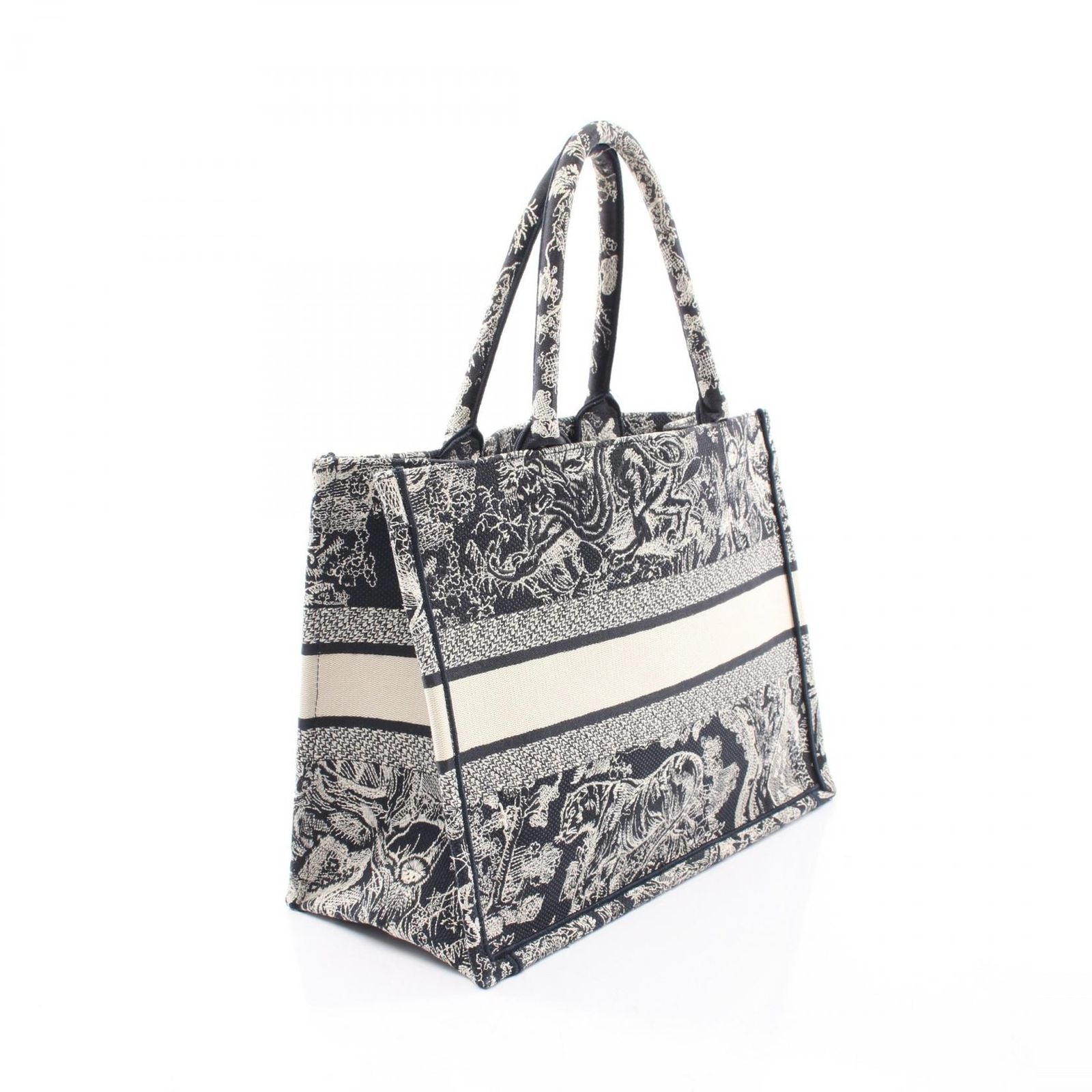 Dior Tote Book Navy Canvas — view 2