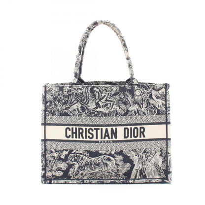 Dior Tote Book Navy Canvas
