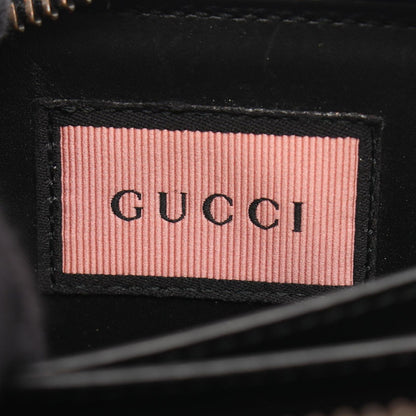Gucci Coin Case Ghost Card Black Leather GG — view 5