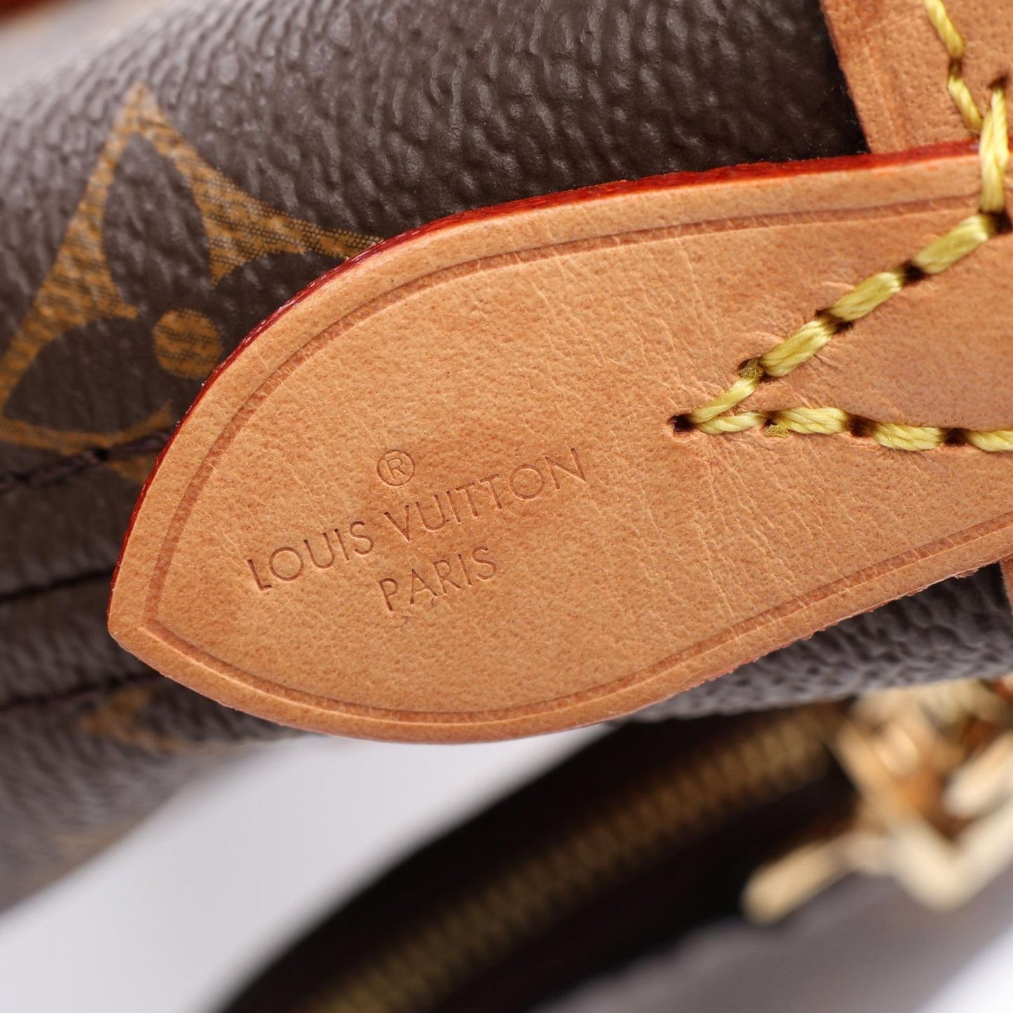 Louis Vuitton Handbag Neverfull BB Monogram Beige 2-Way Canvas Leather — view 4