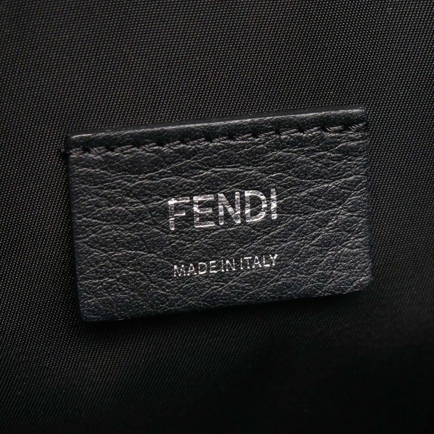 Fendi Tote Sunshine Medium 2-Way Black Canvas Leather — view 4