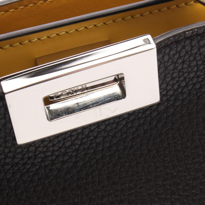 Fendi Handbag Peekaboo ISeeU Small 2-Way Dark Brown Leather — view 5