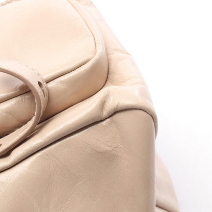 Prada Shoulder Bag Dangle Mini Pink Beige Leather Mini Top Handle — view 7