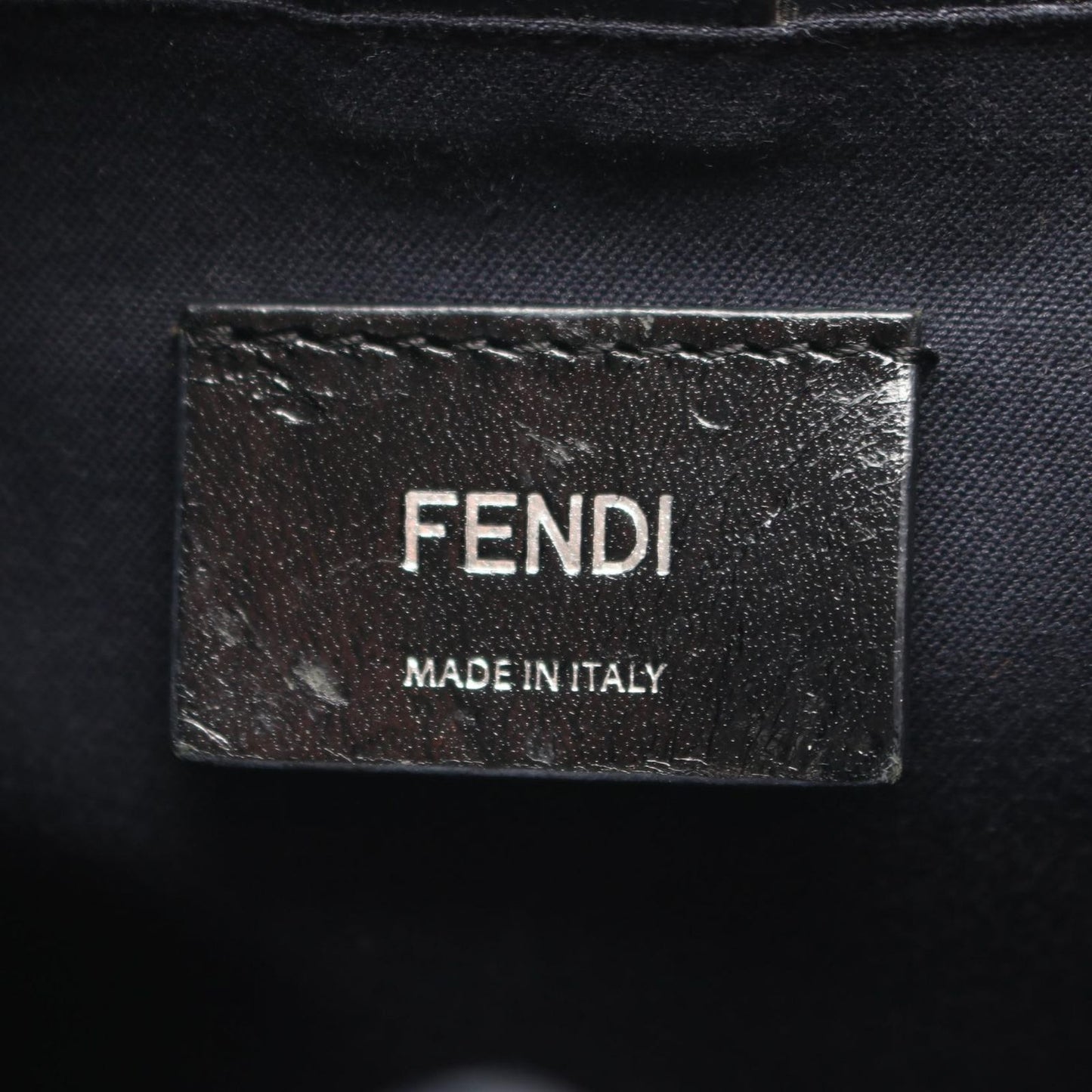 Fendi Handbag Petite Petit Tou Jours Navy Red Leather — view 4