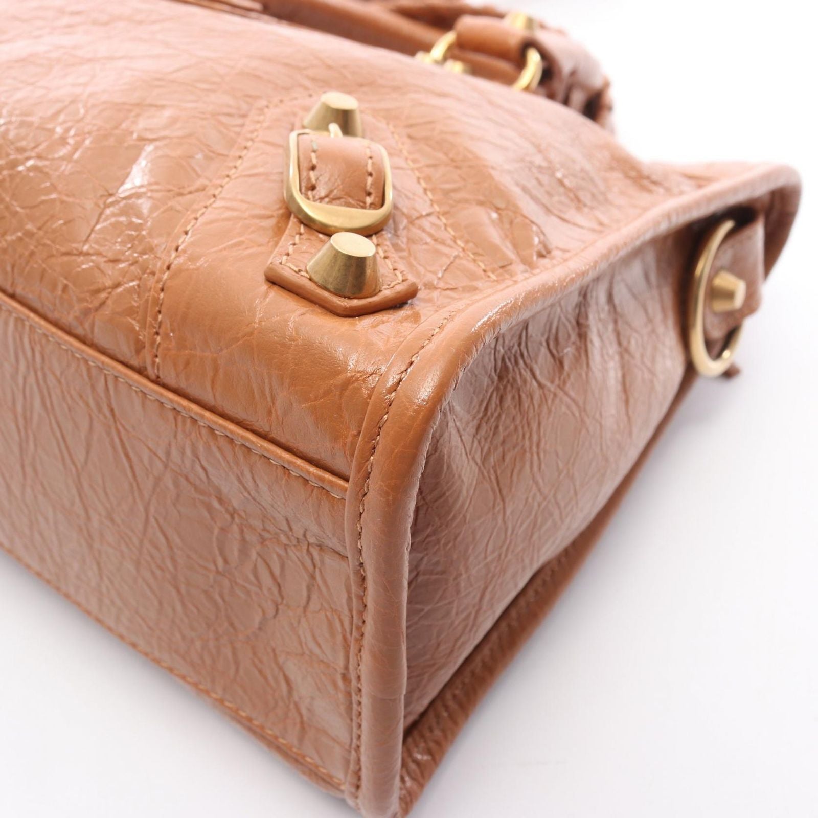 Balenciaga Handbag le City Small 2-Way Camel Leather — view 5
