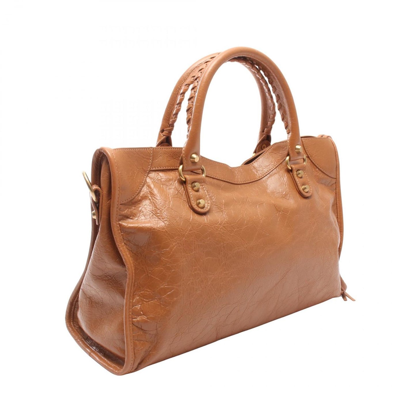 Balenciaga Handbag City 2-Way Camel Leather le — view 2