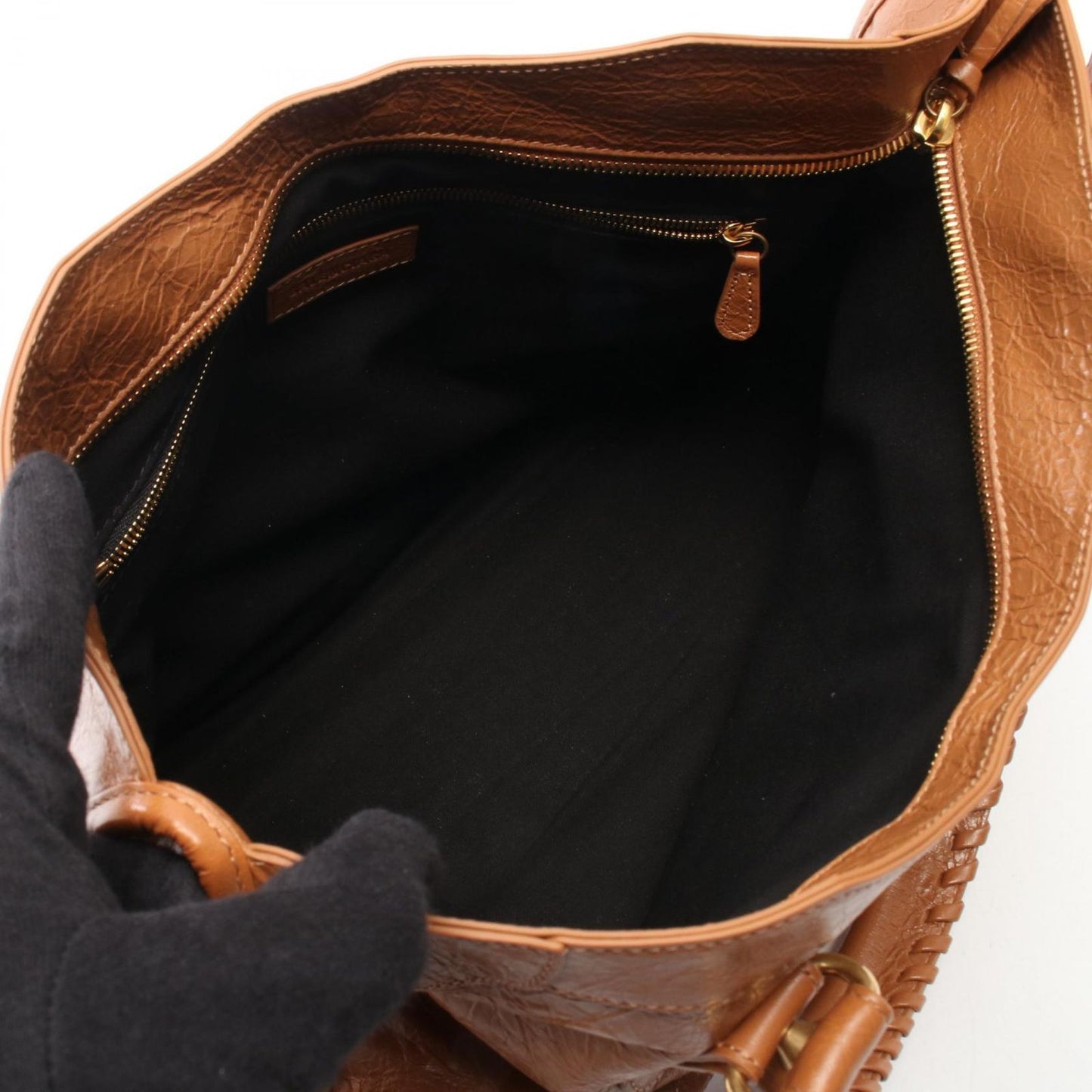 Balenciaga Handbag City 2-Way Camel Leather le — view 3