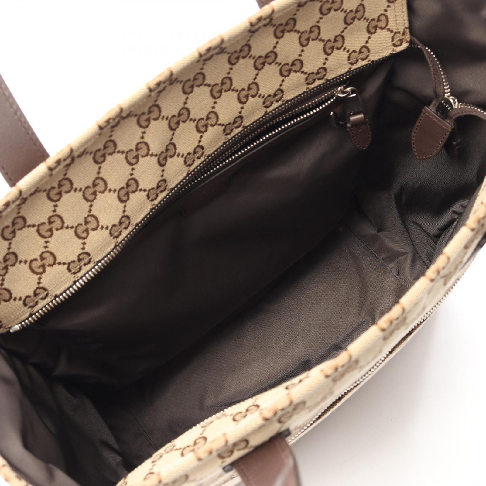 Gucci Tote Neo Original GG Canvas Beige Dark Brown — view 3