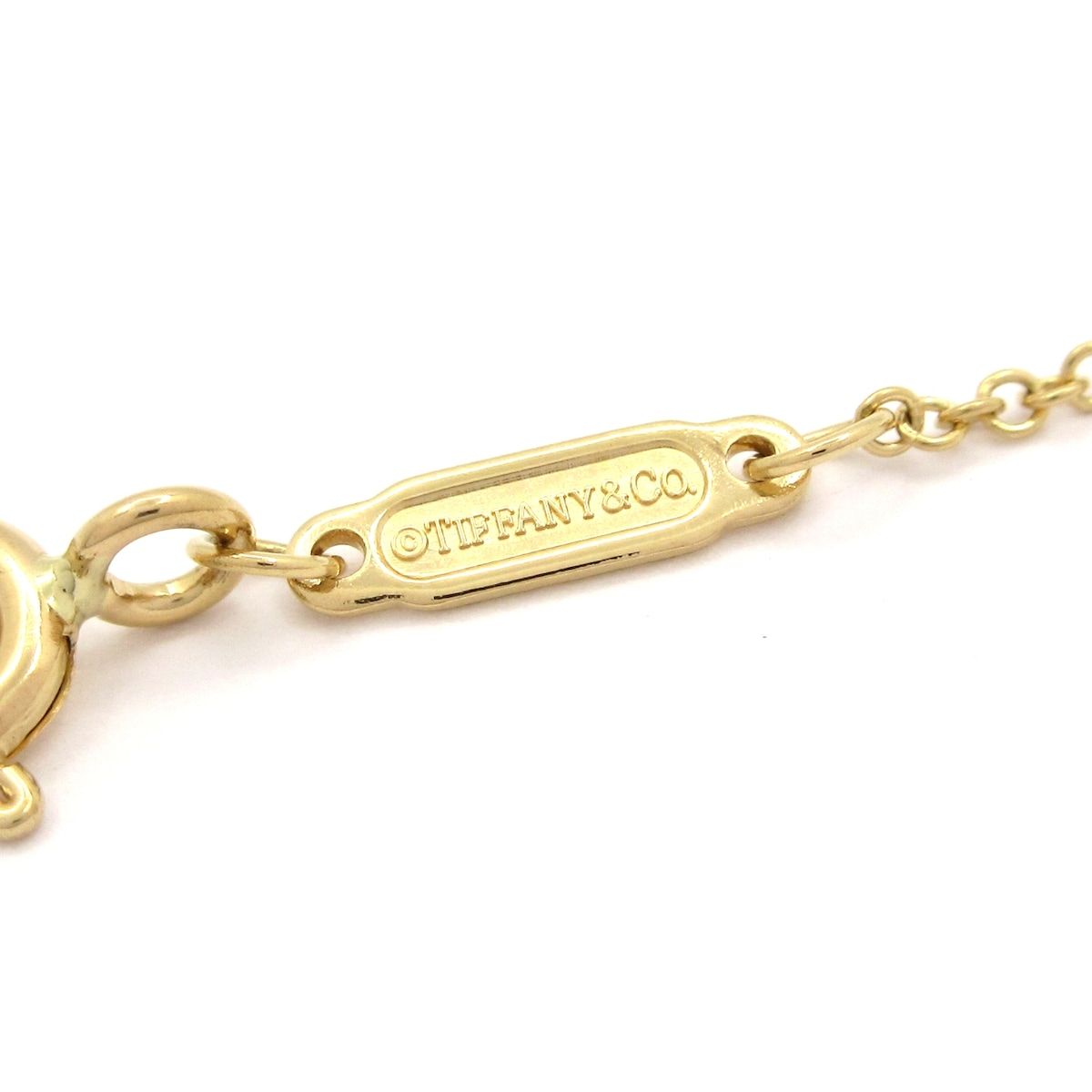 Tiffany & Co Necklace T Smile Pendant 18k Yellow Gold Diamond — view 5