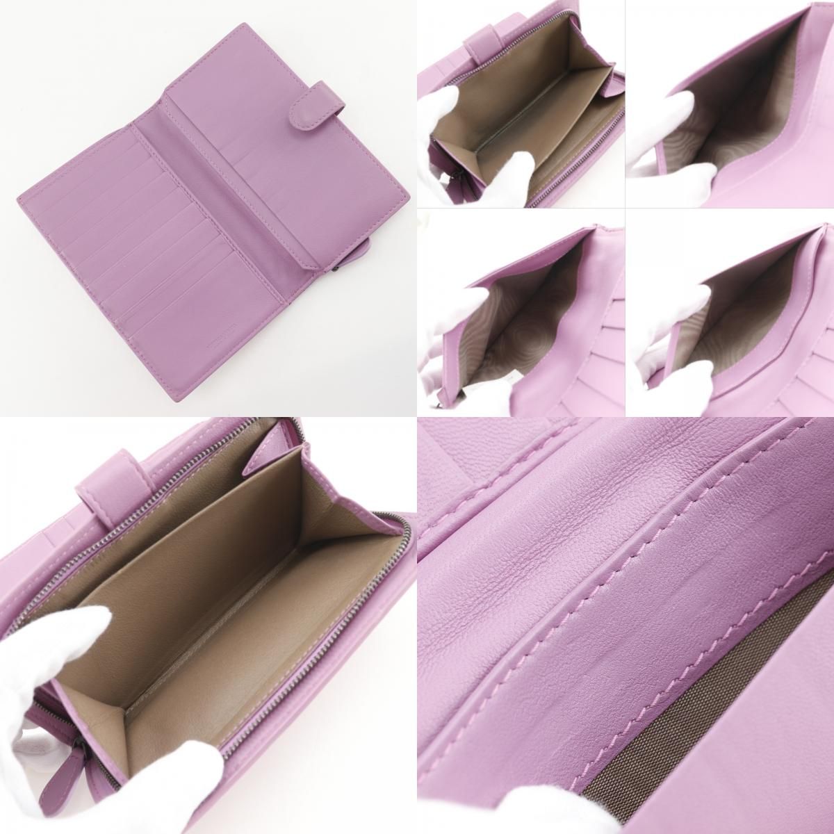 Bottega Veneta Intrecciato Calf Pink Wallet — view 7