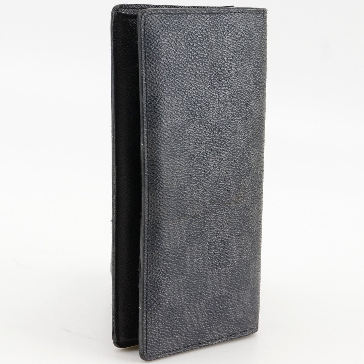 Louis Vuitton Portefeuille Brazza Damier Graphite Canvas Black Wallet — view 3