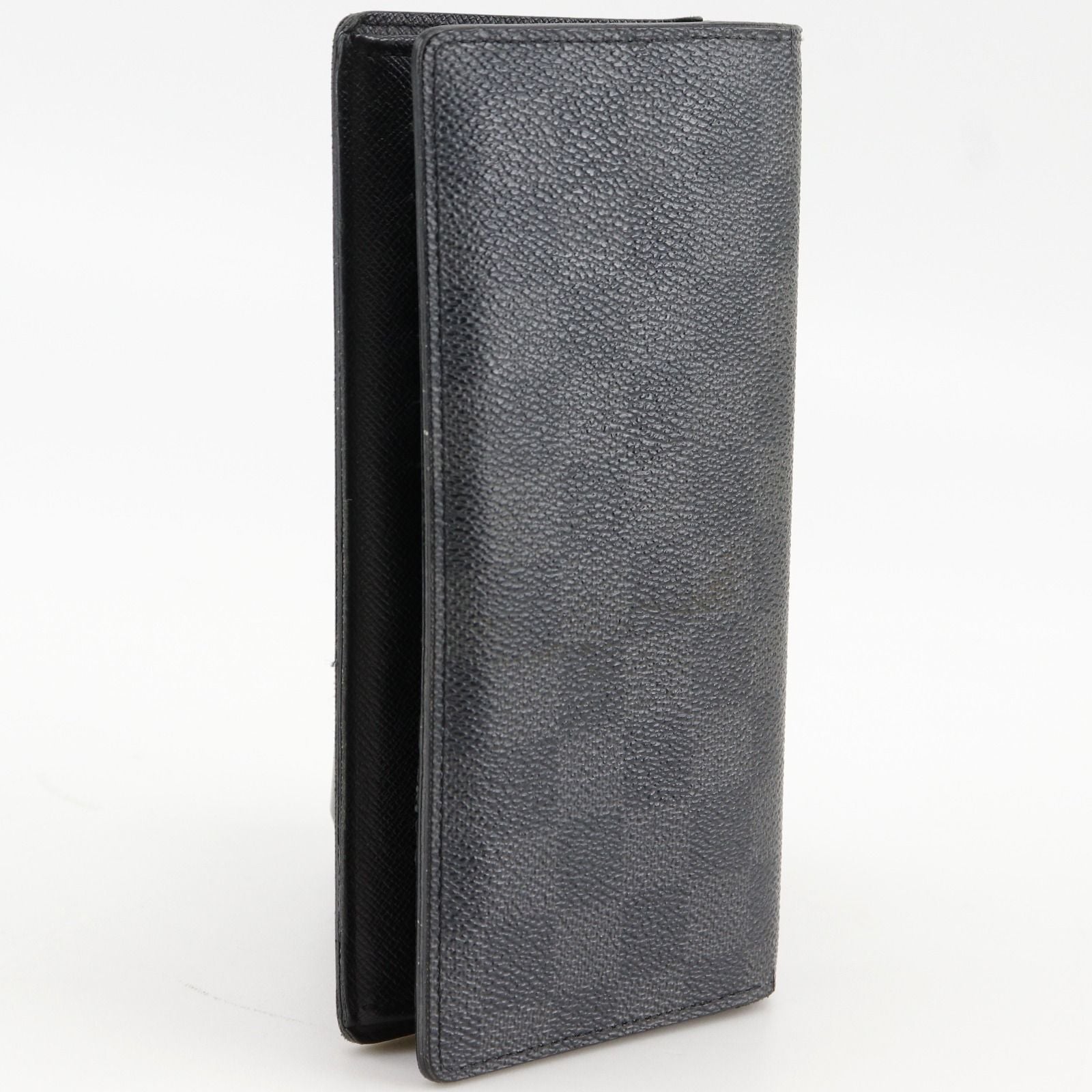 Louis Vuitton Portefeuille Brazza Damier Graphite Canvas Black Wallet — view 3