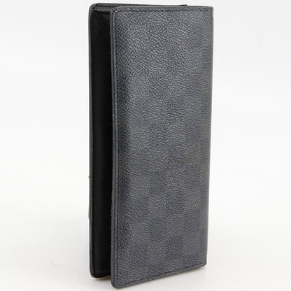 Louis Vuitton Portefeuille Brazza Damier Graphite Canvas Black Wallet — view 3
