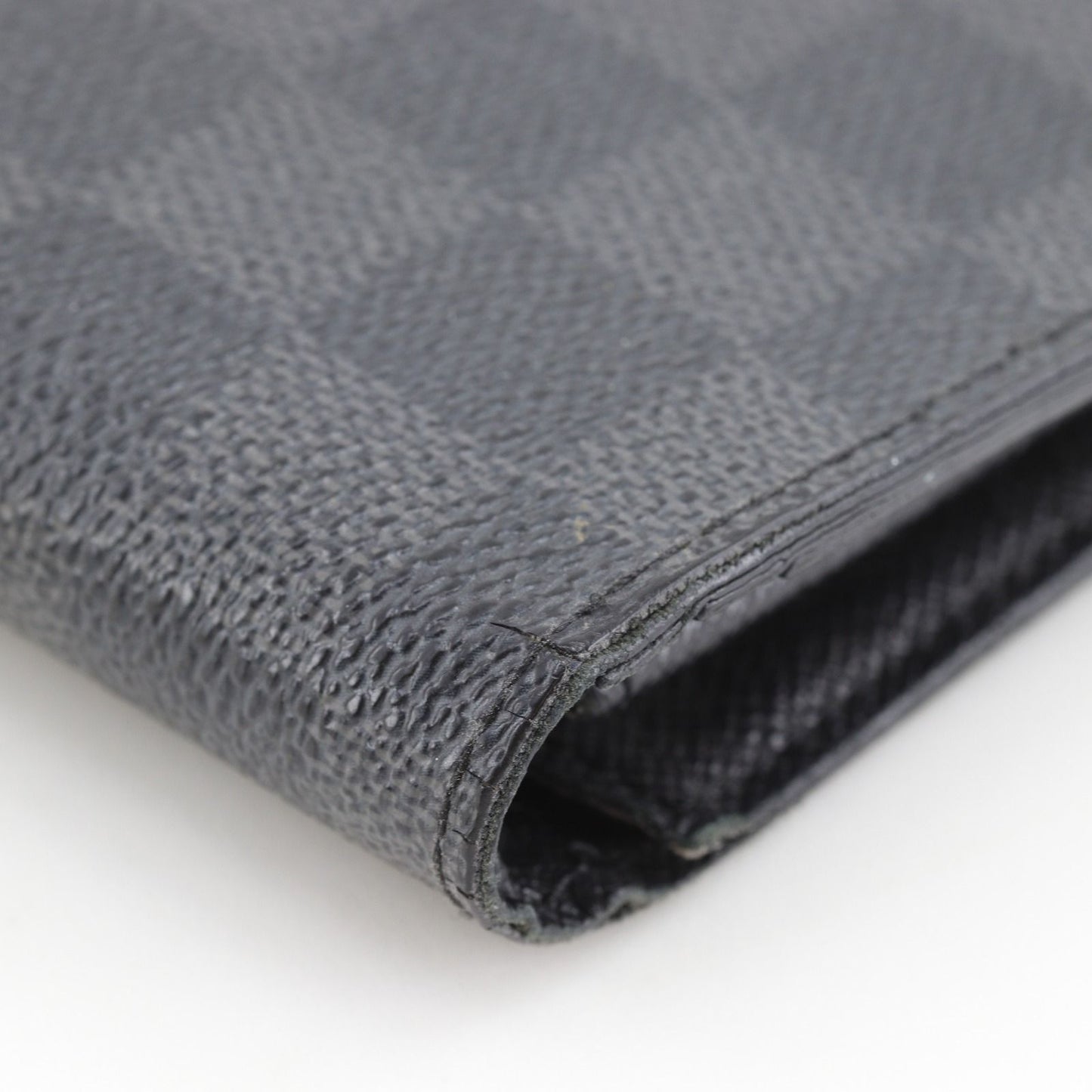 Louis Vuitton Portefeuille Brazza Damier Graphite Canvas Black Wallet — view 5