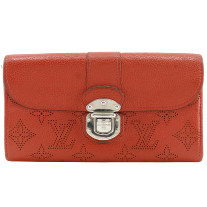 Louis Vuitton Portefeuille Iris Monogram Mahina Red Wallet