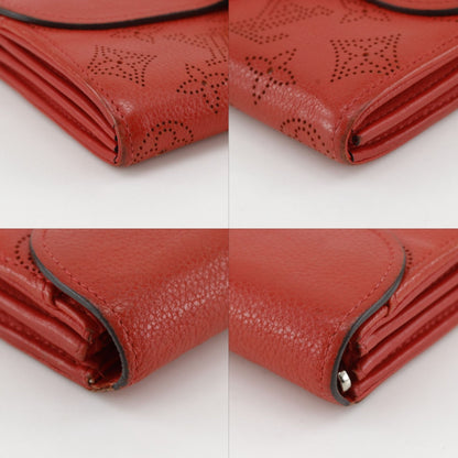 Louis Vuitton Portefeuille Iris Monogram Mahina Red Wallet — view 4