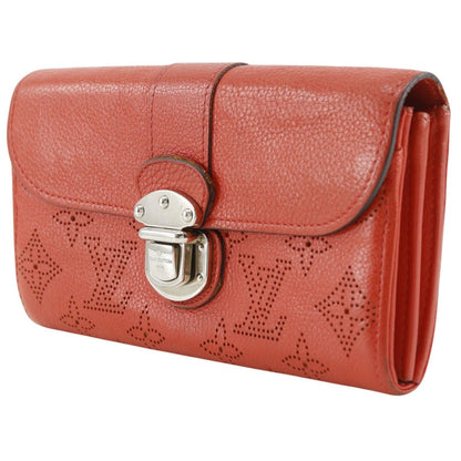 Louis Vuitton Portefeuille Iris Monogram Mahina Red Wallet — view 2