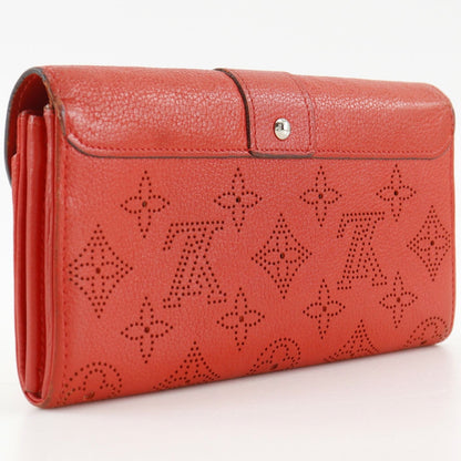 Louis Vuitton Portefeuille Iris Monogram Mahina Red Wallet — view 3