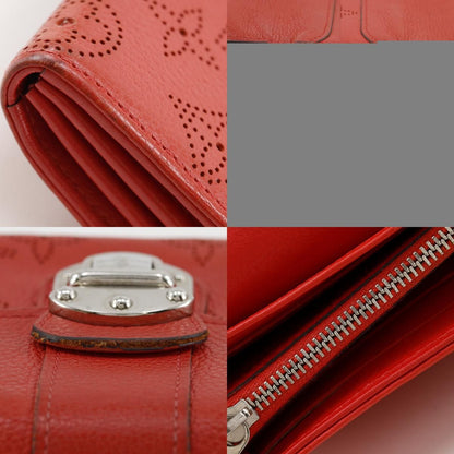 Louis Vuitton Portefeuille Iris Monogram Mahina Red Wallet — view 8