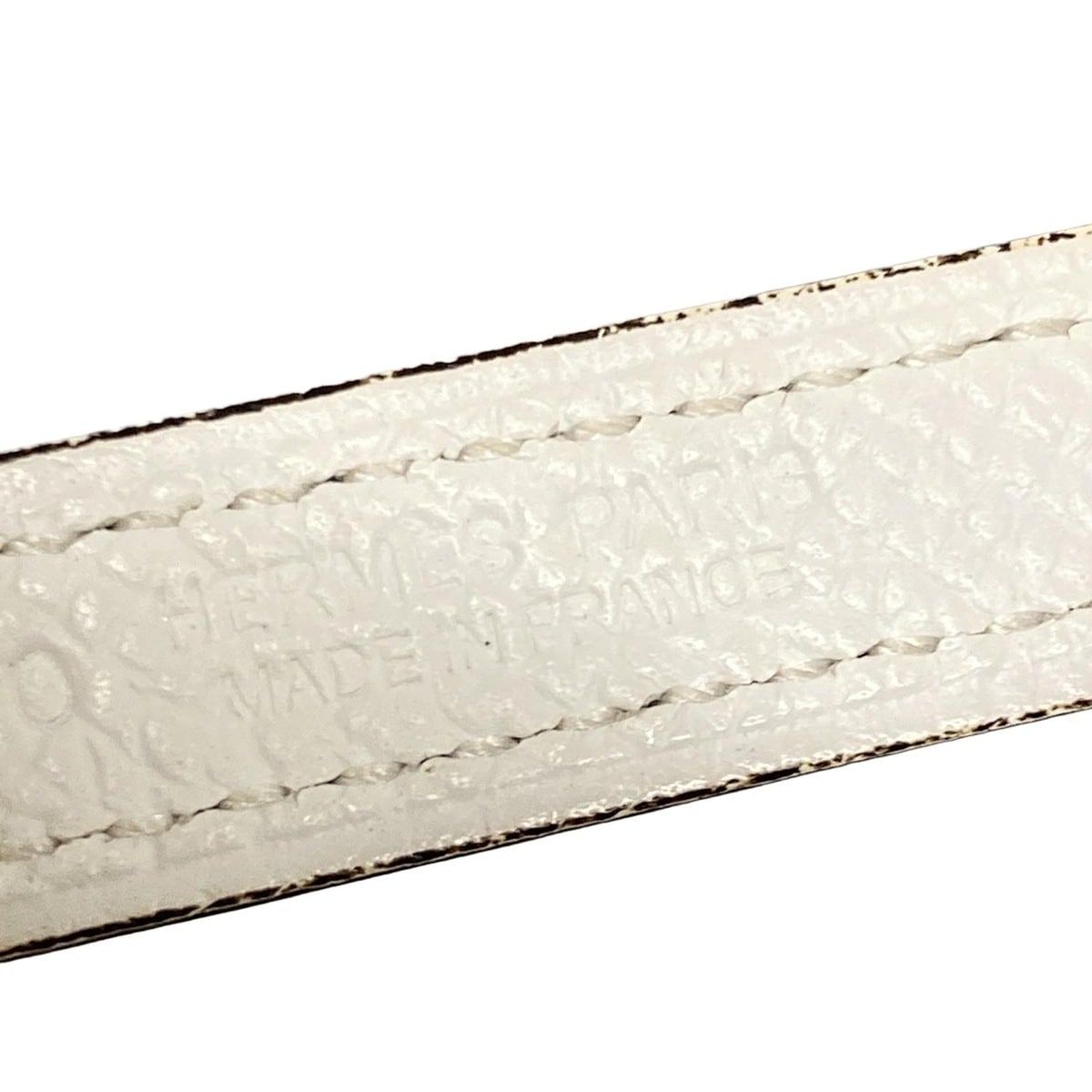 Hermes Belt 70 Focus Mini Etoupe Cles Gold Reversible — view 4