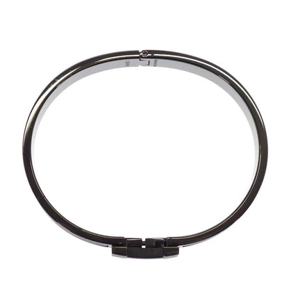 Hermes Bracelet Click HH Bangle Enamel Leather So Black — view 9