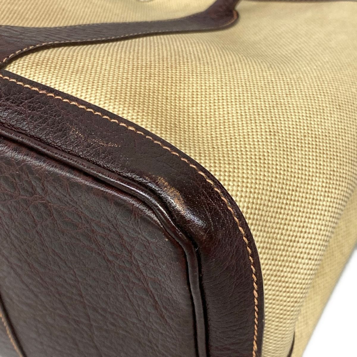Hermes Tote Garden Party PM Beige Dark Brown — view 6